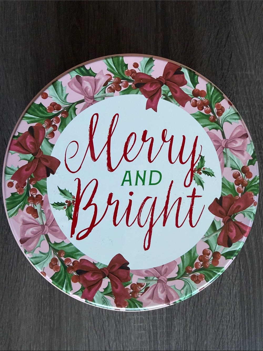 Christmas Tin β Merry and Bright